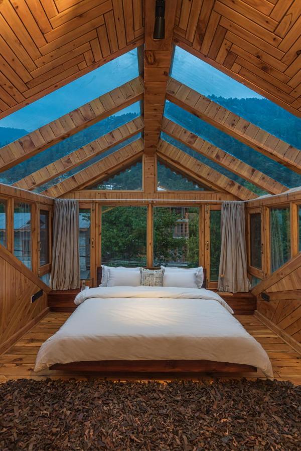 Saffronstays Monarch Manor, Manali - Regal Mansion Bagian luar foto