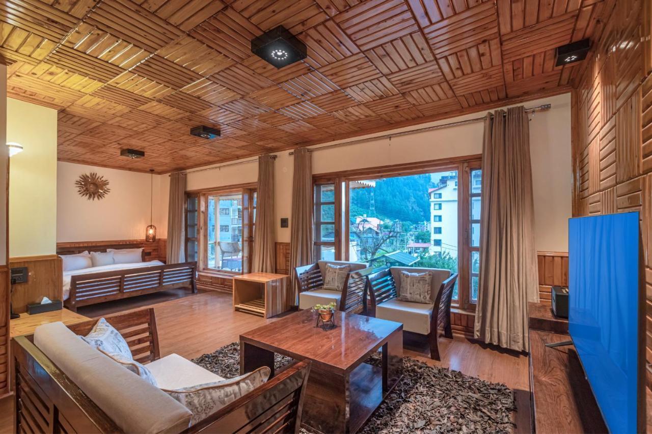Saffronstays Monarch Manor, Manali - Regal Mansion Bagian luar foto